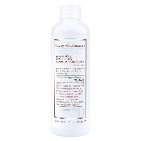 SuperSkin 1 Monolaurin + Mandelic Acid Toner for Dry Skin 150ml